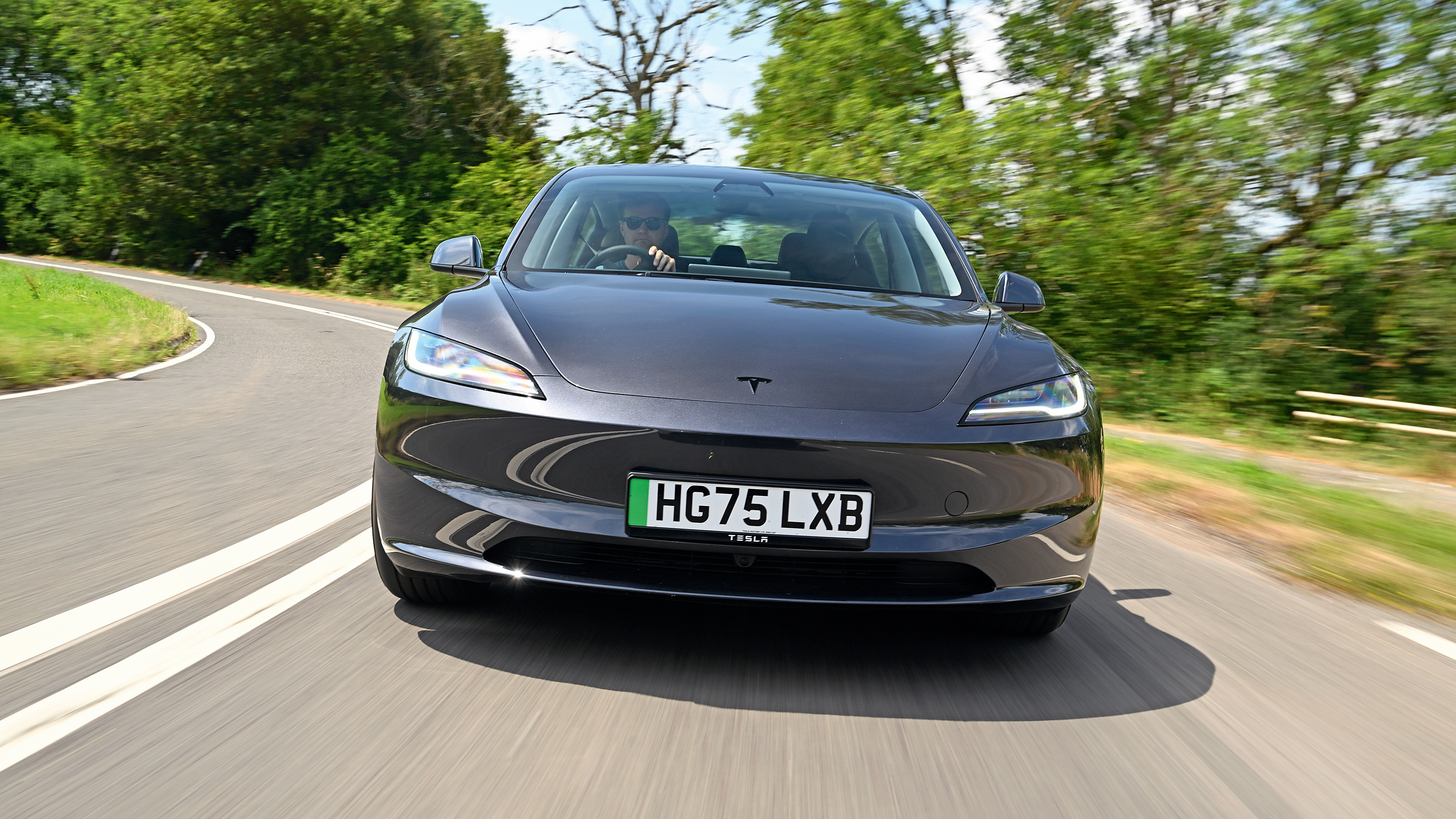 Tesla Model 3 - front tracking