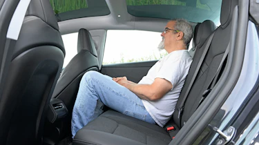 Tesla Model 3 - rear seats