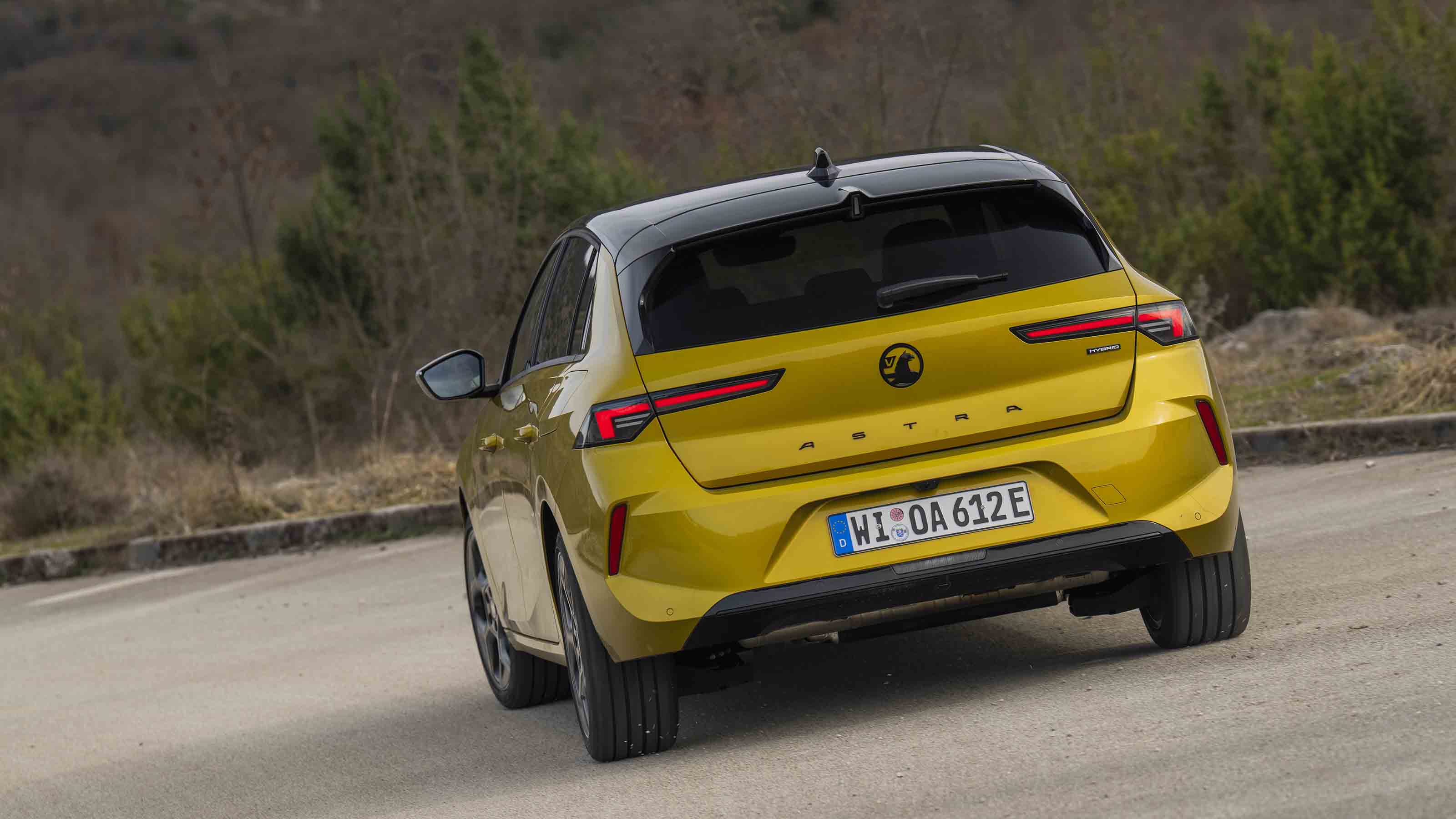 Vauxhall Astra - rear cornering