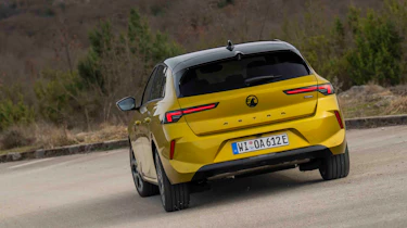 Vauxhall Astra - rear cornering