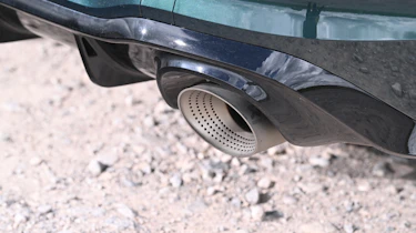 Volkswagen Golf GTI Edition 50 being driven in the UK - exhaust