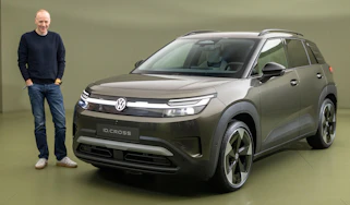 Phil McNamara with the Volkswagen ID. Cross