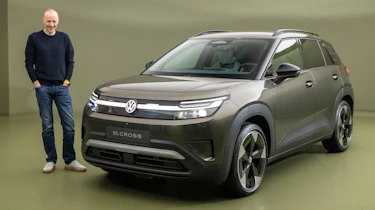 Phil McNamara with the Volkswagen ID. Cross