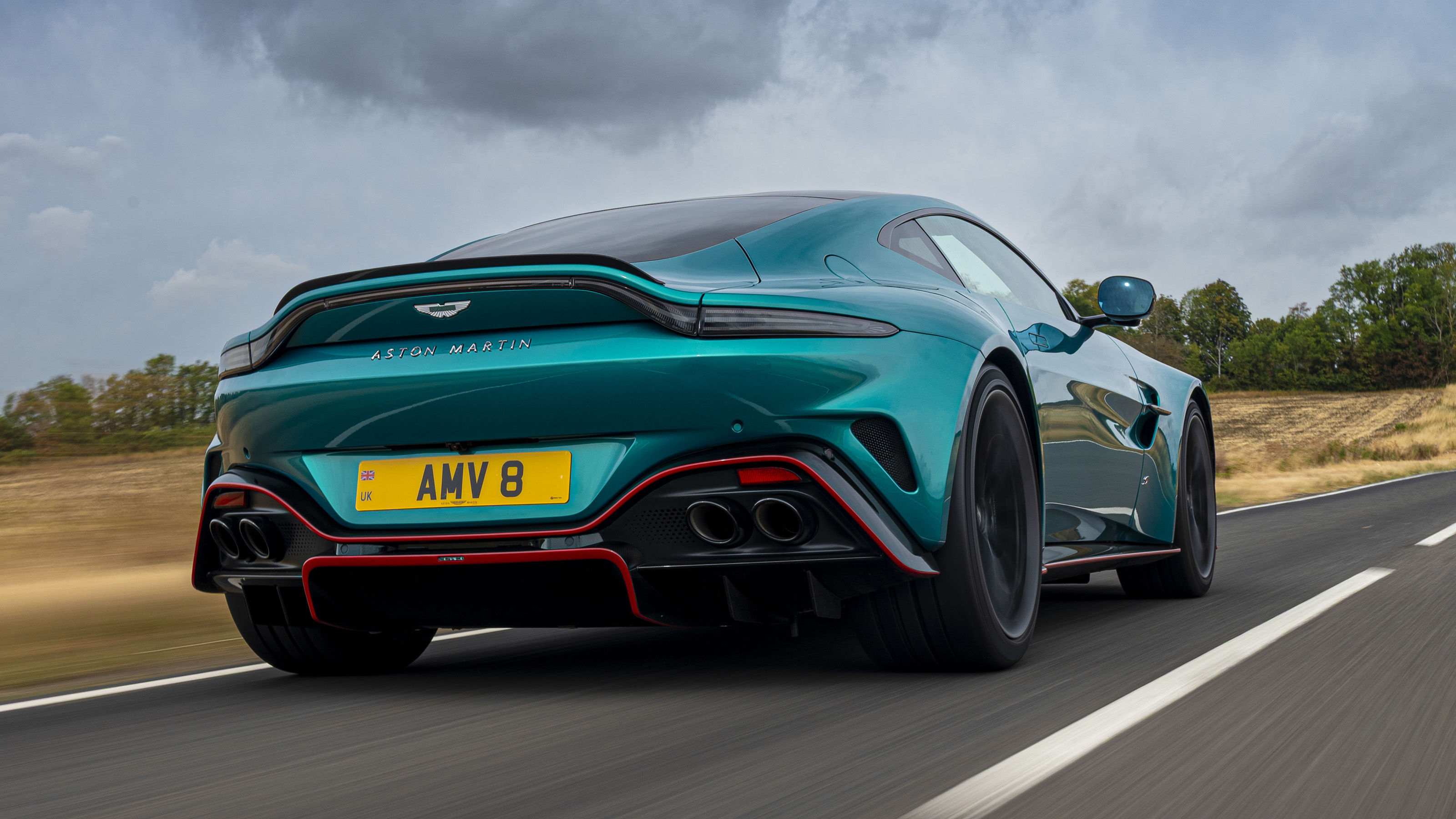 Aston Martin Vantage S - rear tracking 