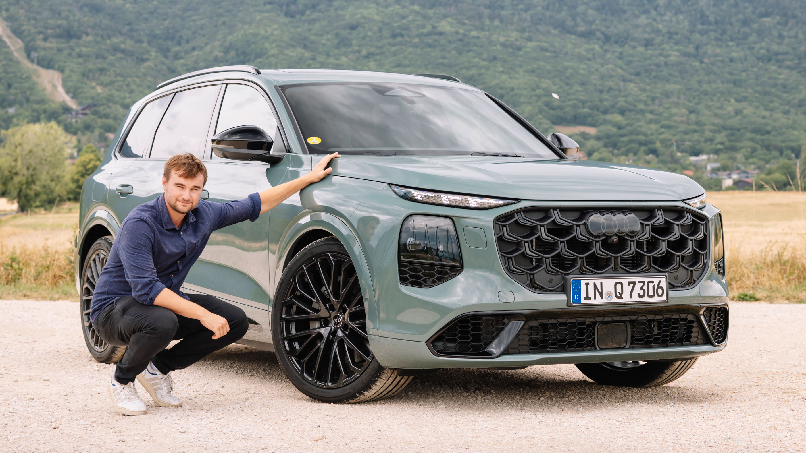 Alastair Crooks with the Audi Q7 