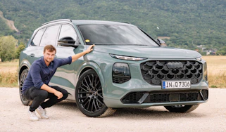 Alastair Crooks with the Audi Q7