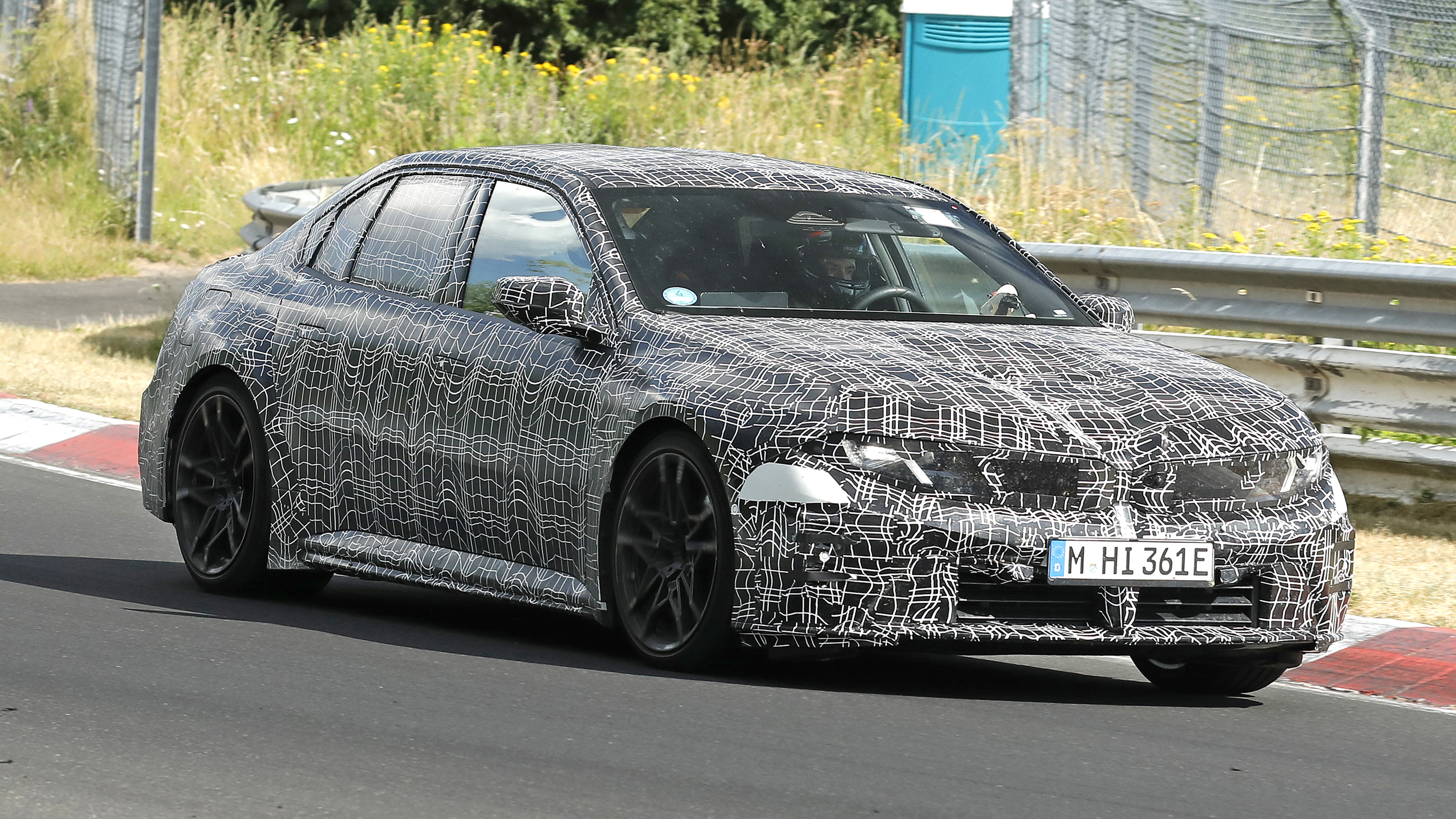 BMW M3 Electric - front angled