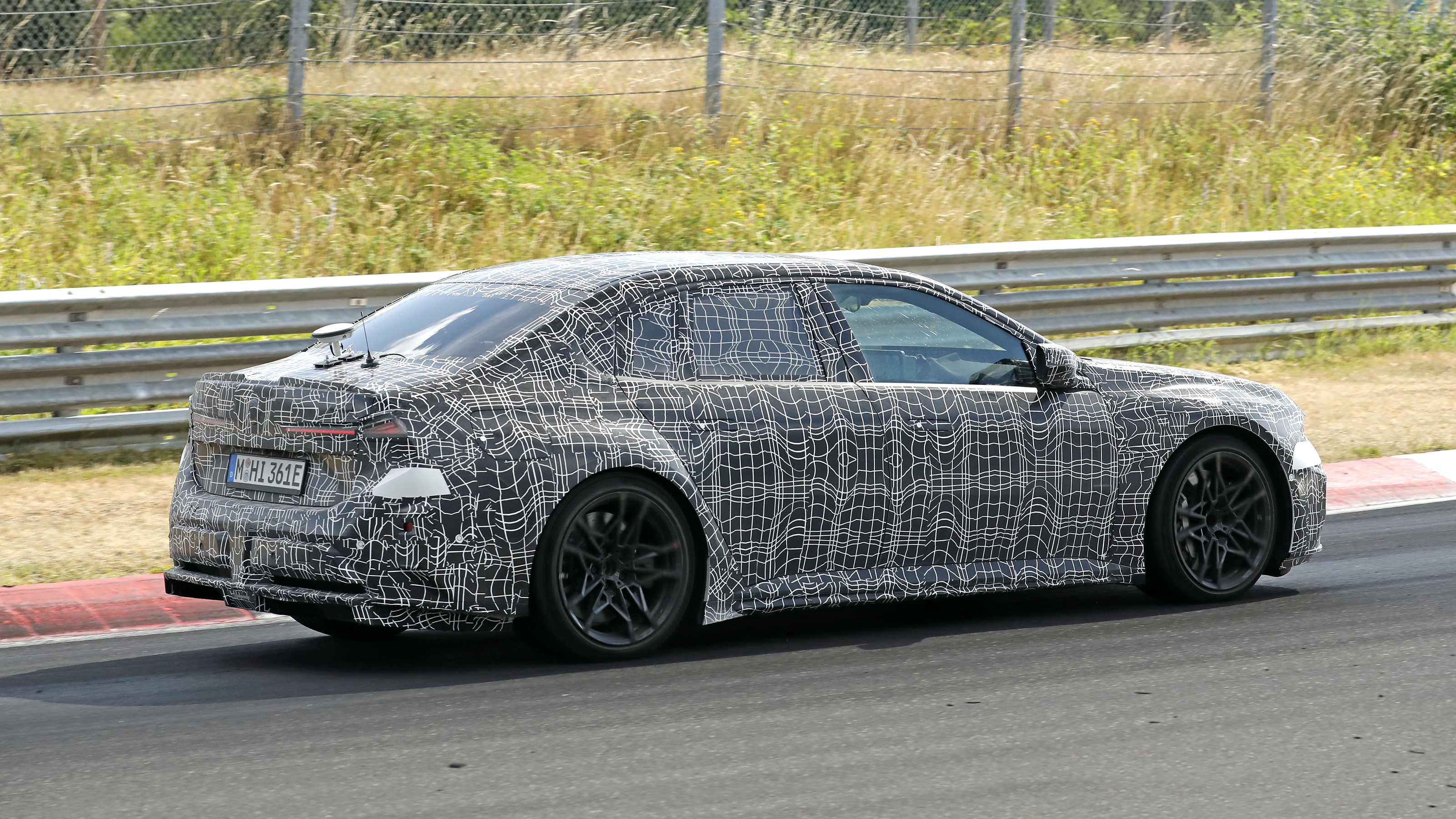 BMW M3 Electric - rear angled