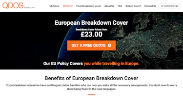 Best European breakdown cover - QDOS