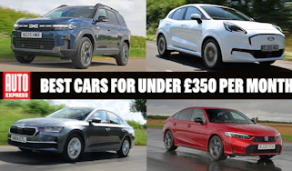 Best cars for under £350 per month - header image