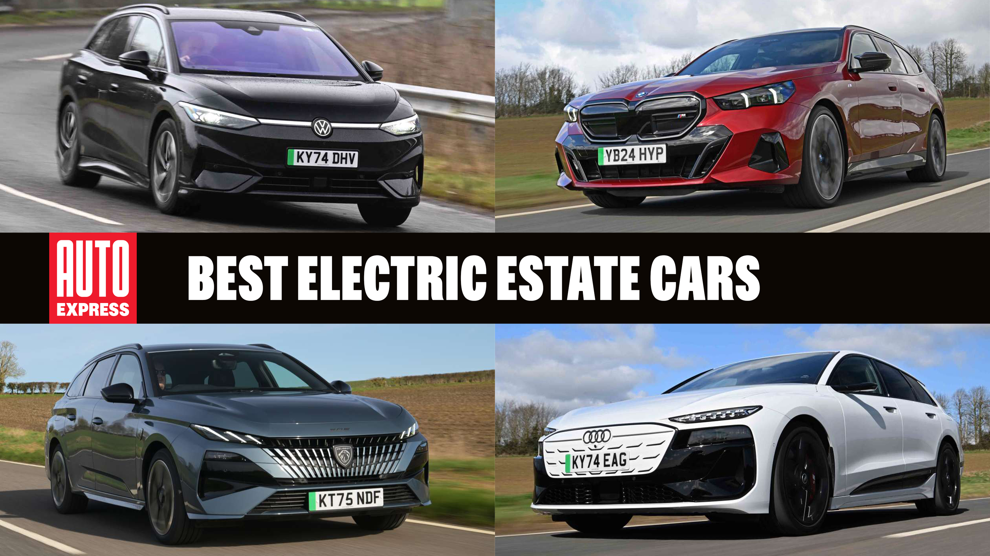 Best electric estate cars - August 2026 header image 