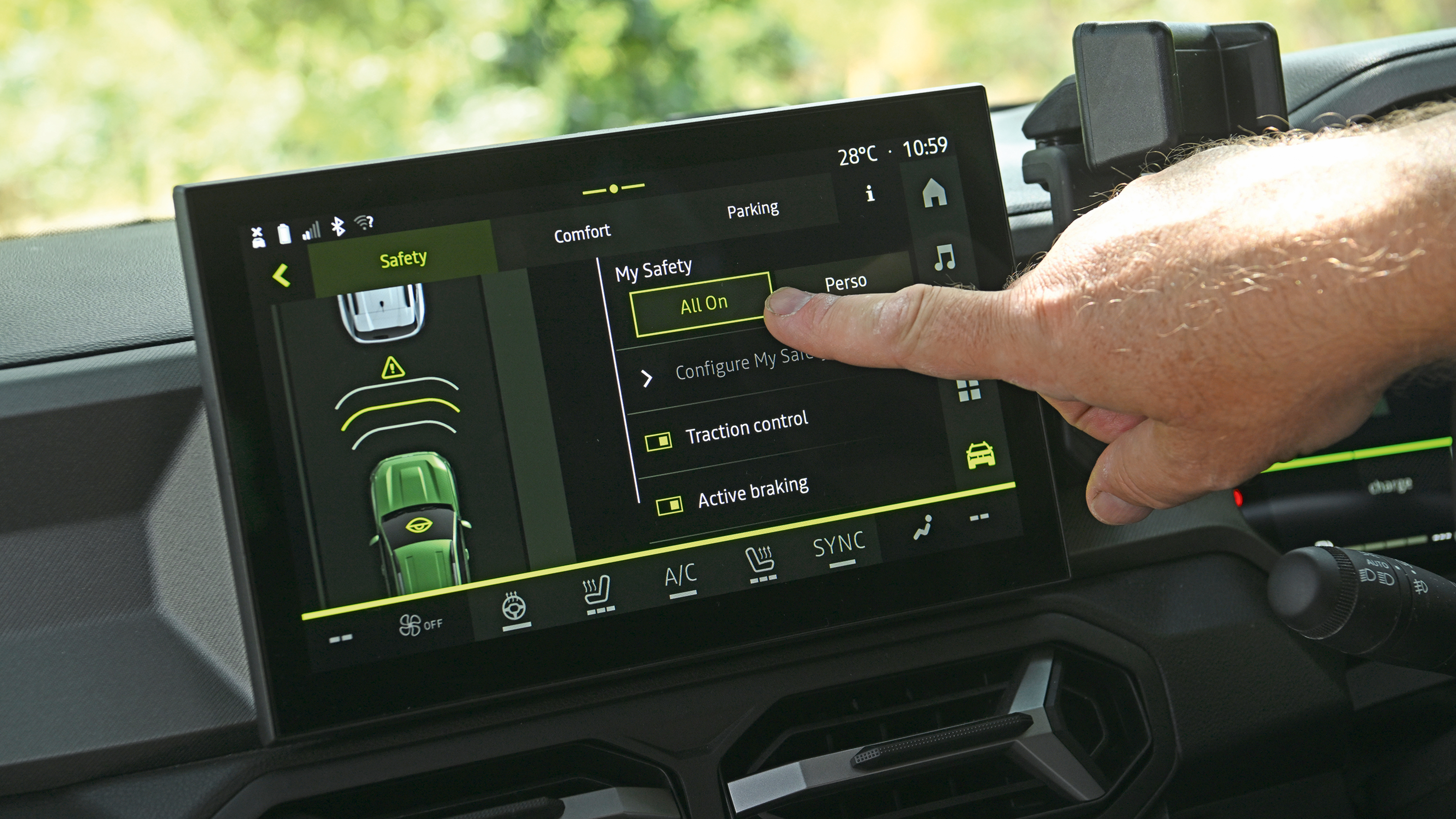 Dacia Bigster Journey hybrid 155 - safety features