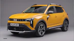 Dacia Sandero render (watermarked) - front