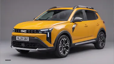 Dacia Sandero render (watermarked) - front