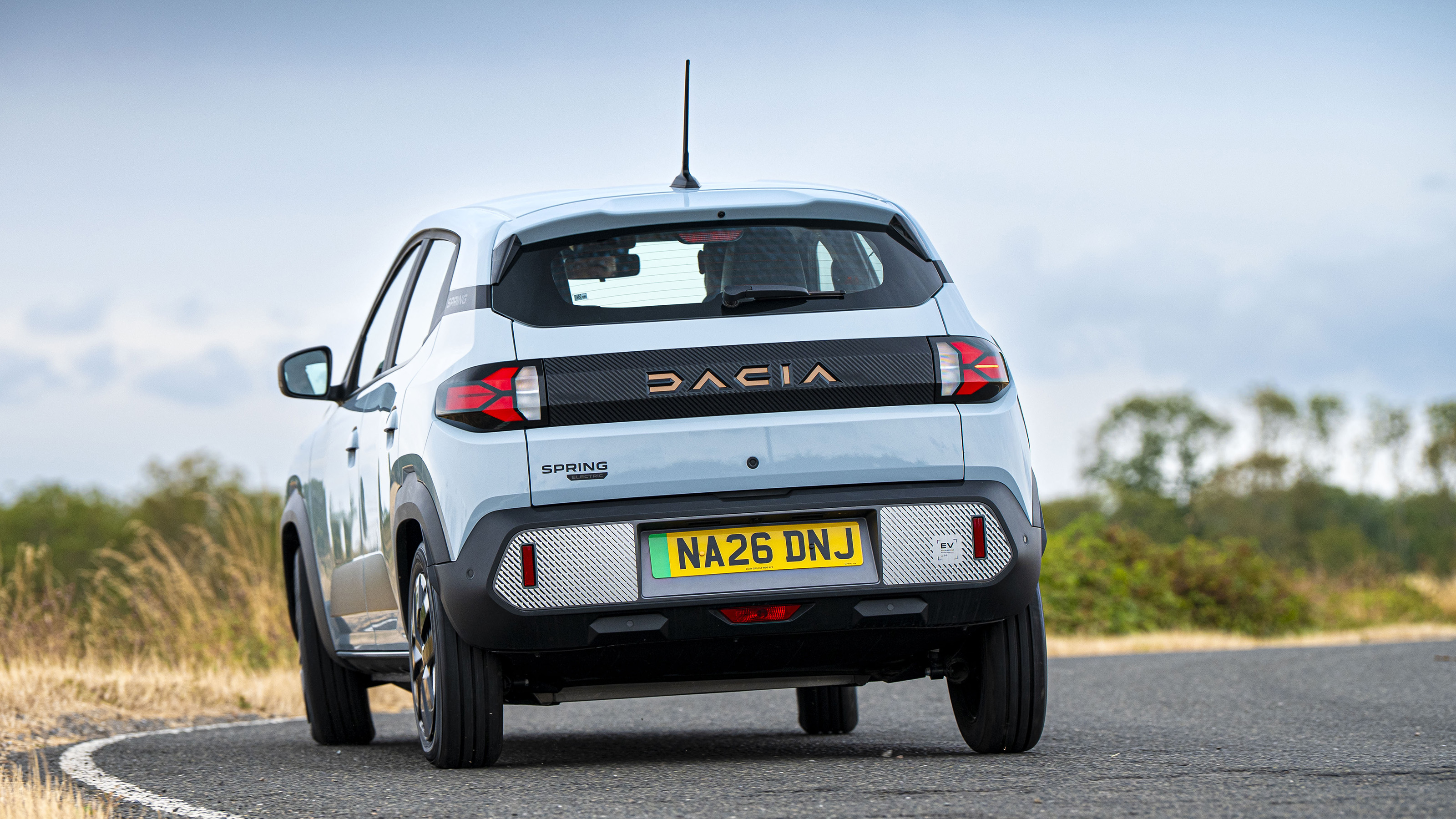 Dacia Spring Extreme - rear cornering 