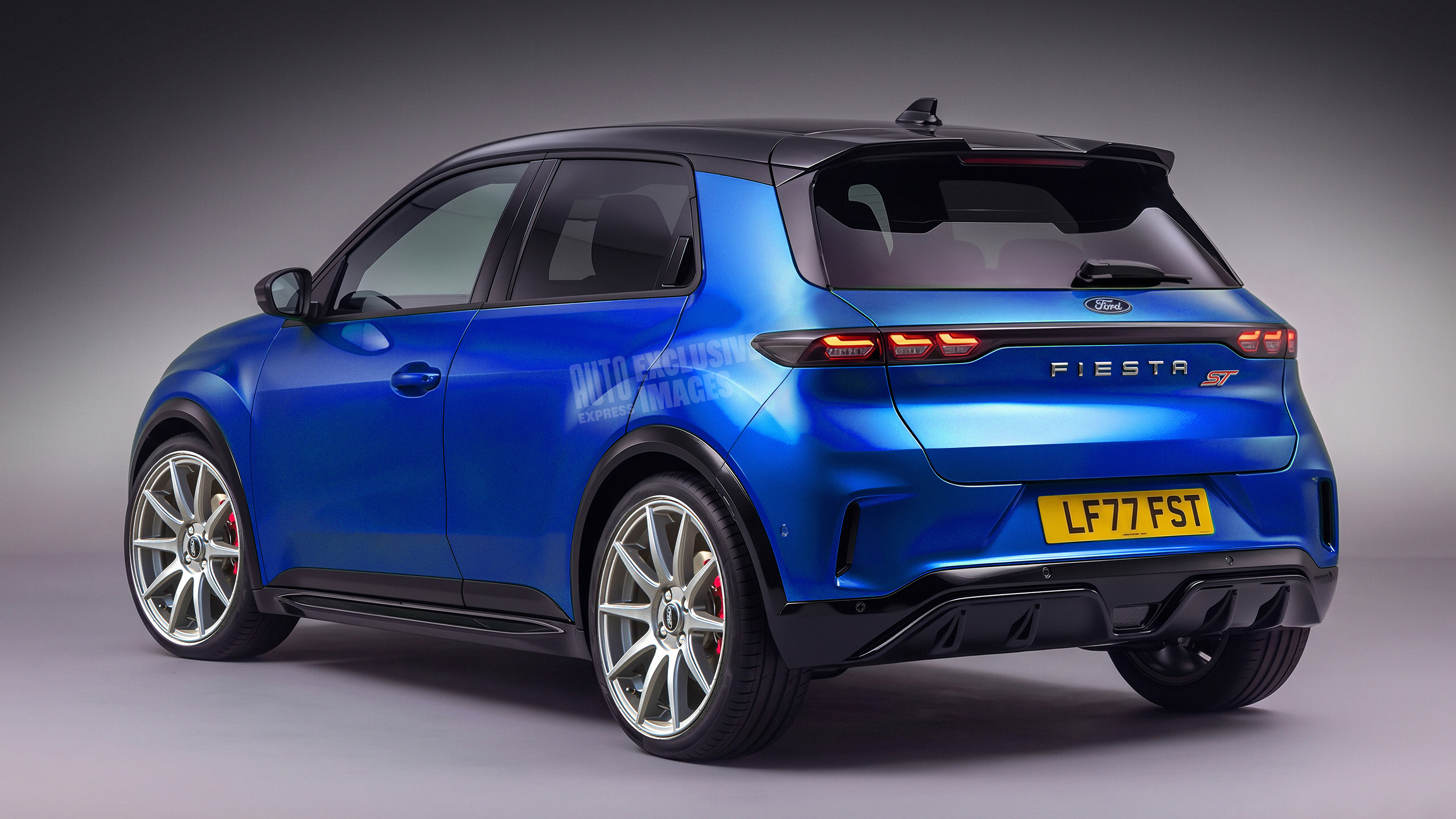 Ford Fiesta ST render (watermarked) - rear