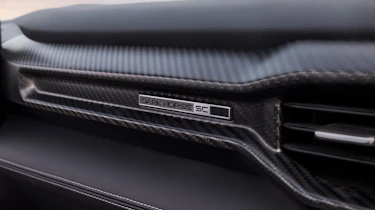 Ford Mustang Dark Horse SC convertible - interior badge