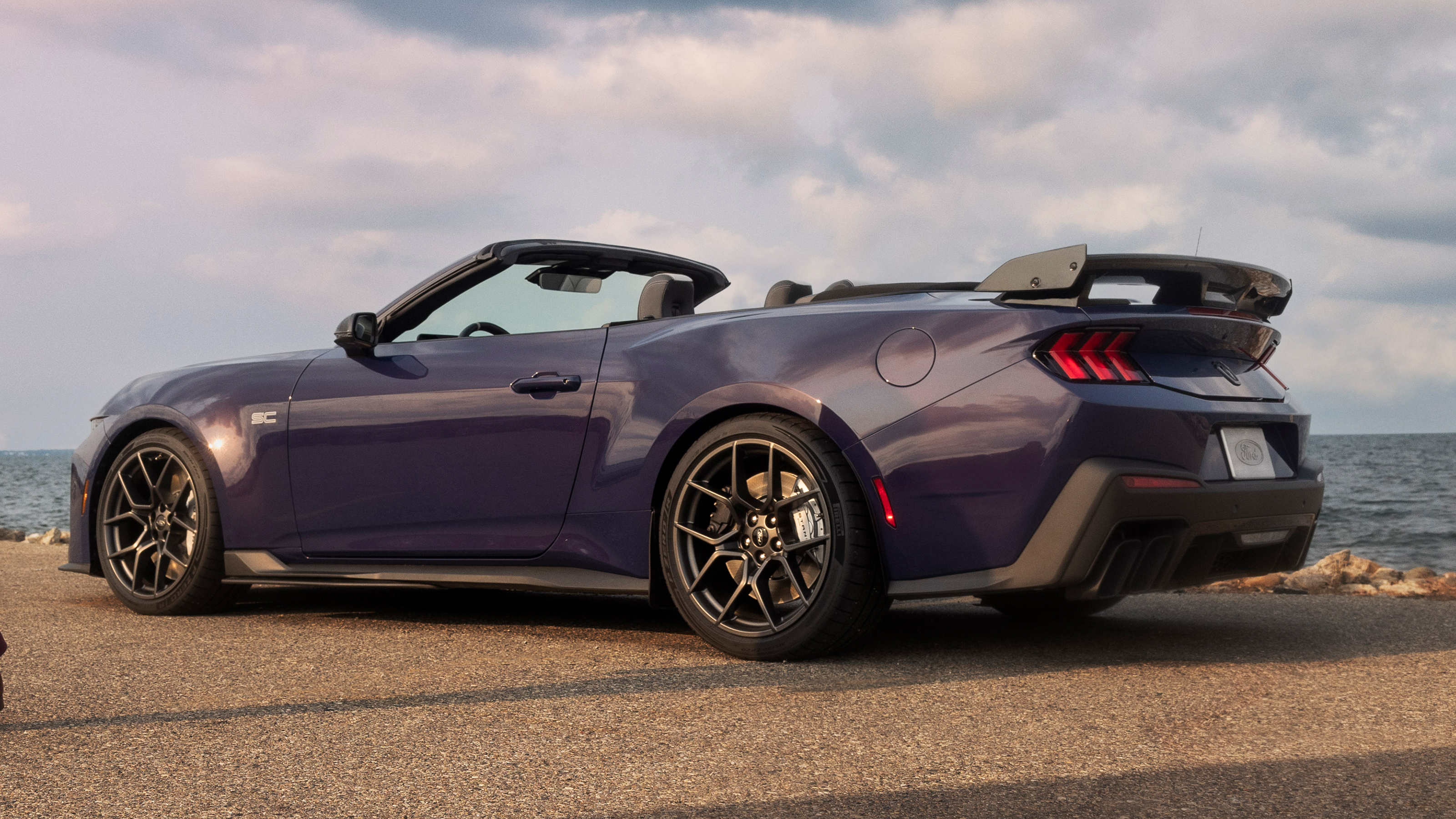 Ford Mustang Dark Horse SC convertible - rear angled