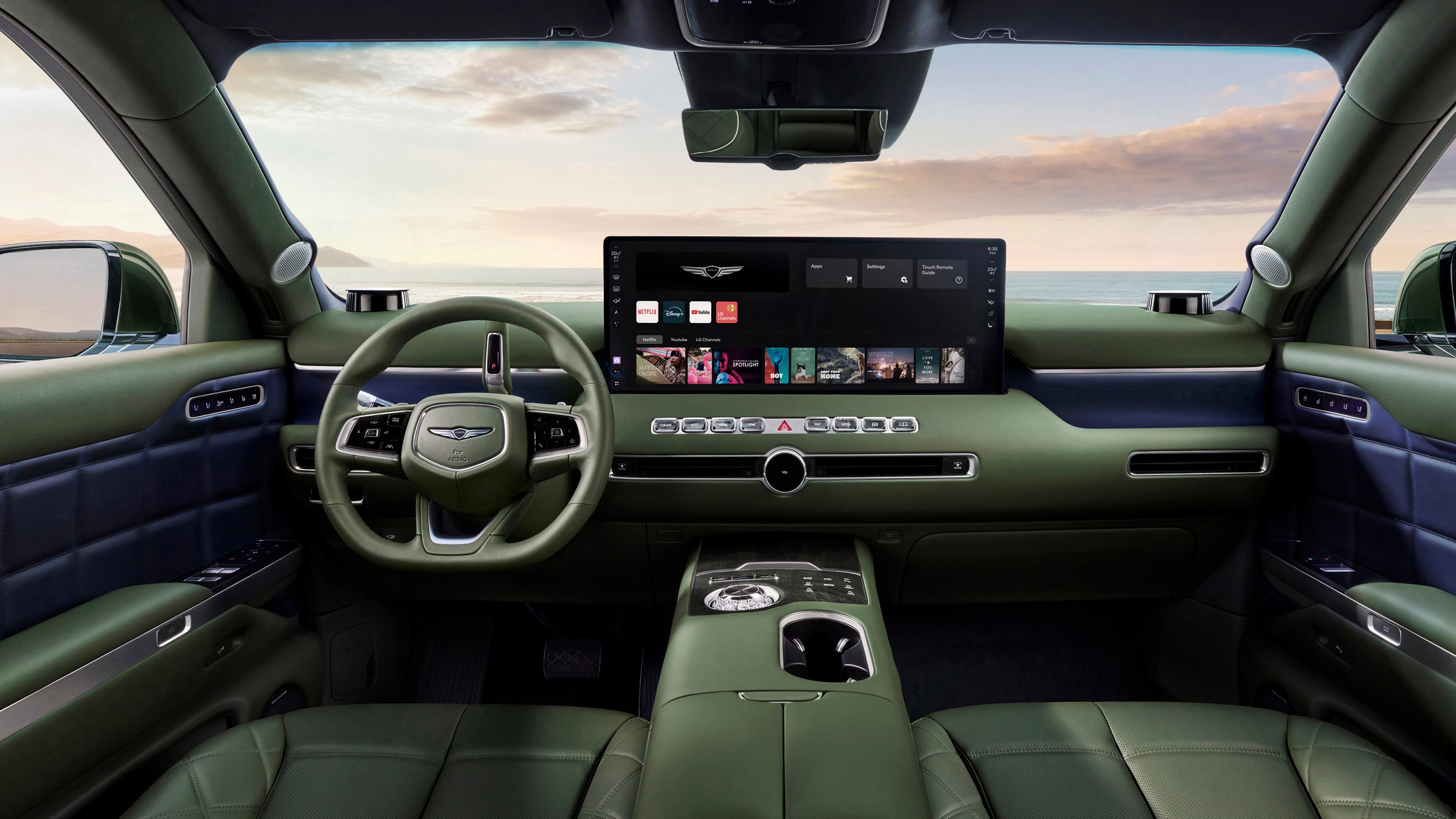 Genesis GV90 SUV dash