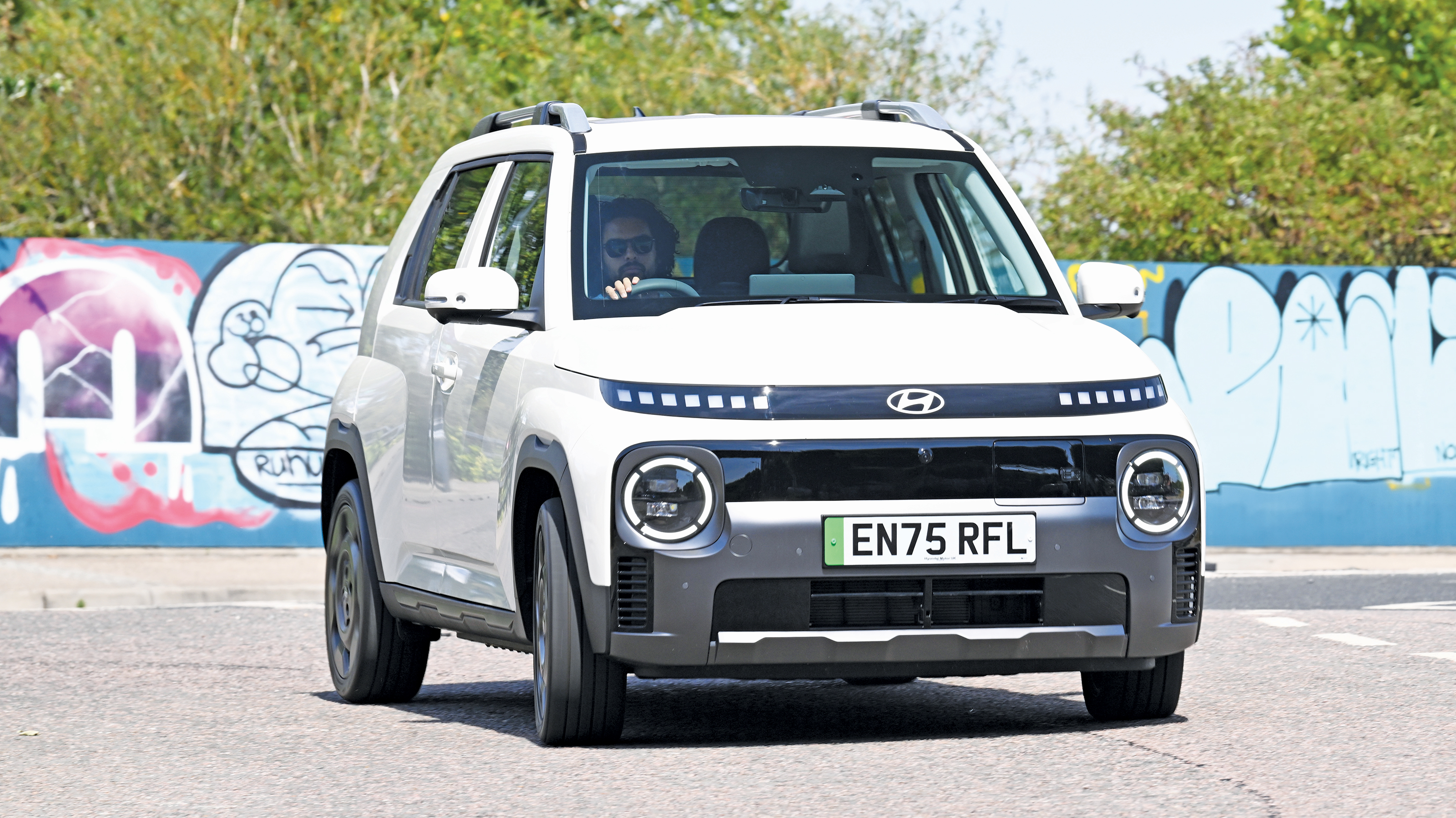 Hyundai Inster - front cornering