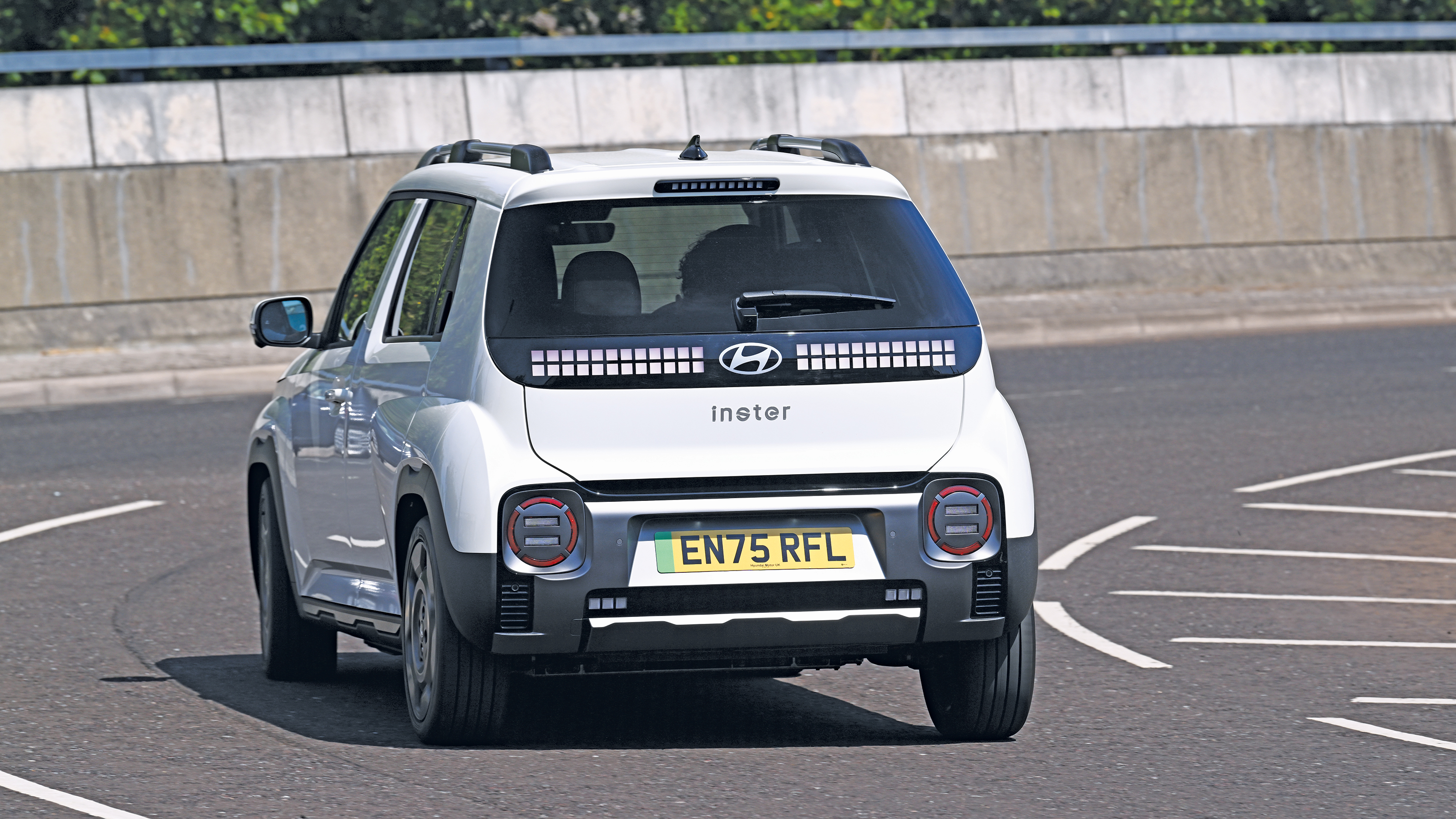 Hyundai Inster - rear cornering