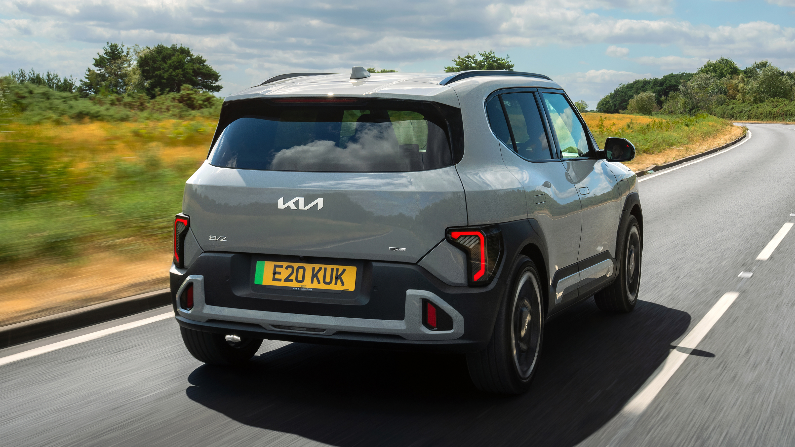 Kia EV2 Long Range - rear tracking 