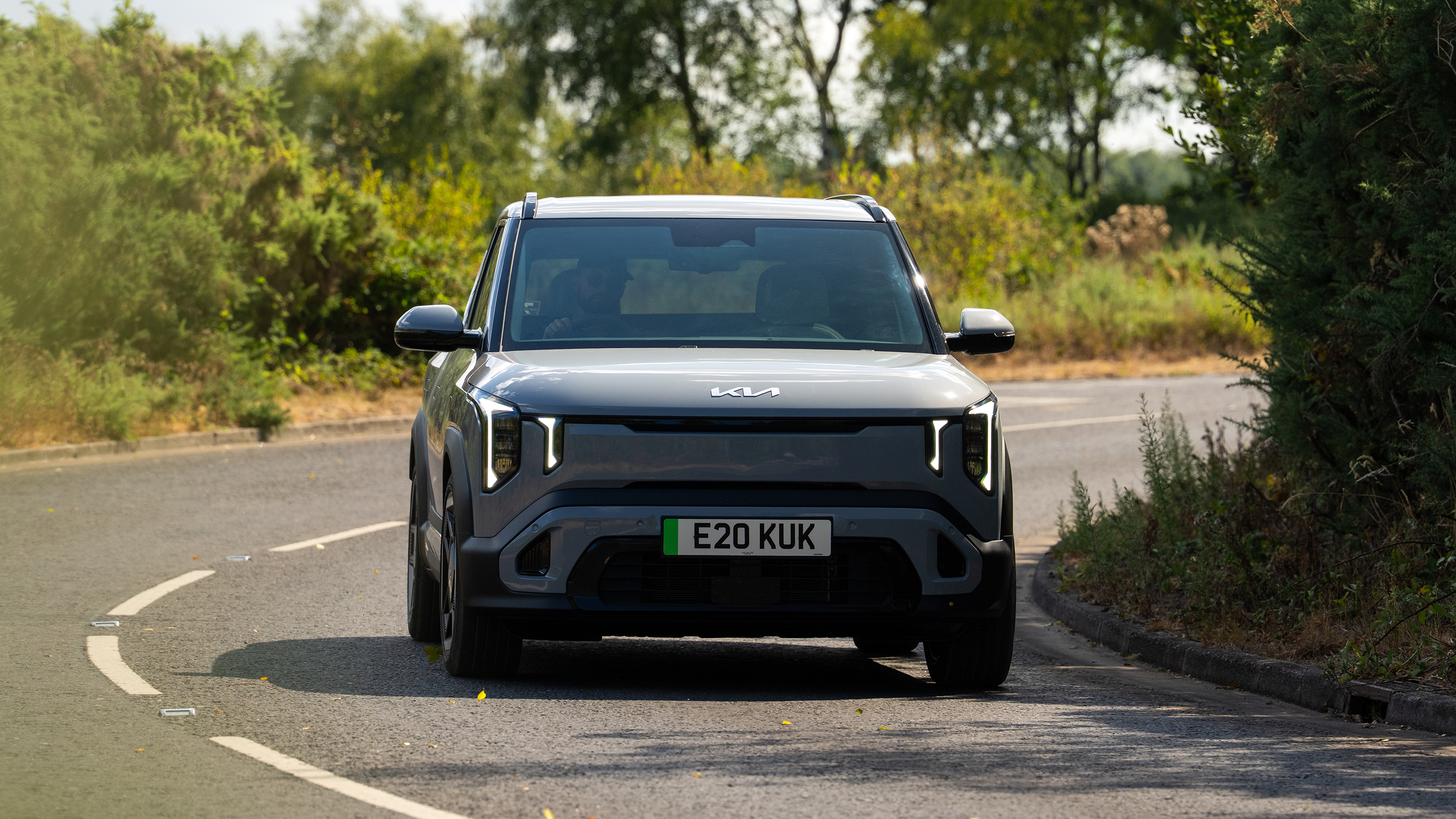 Kia EV2 Long Range - front cornering 