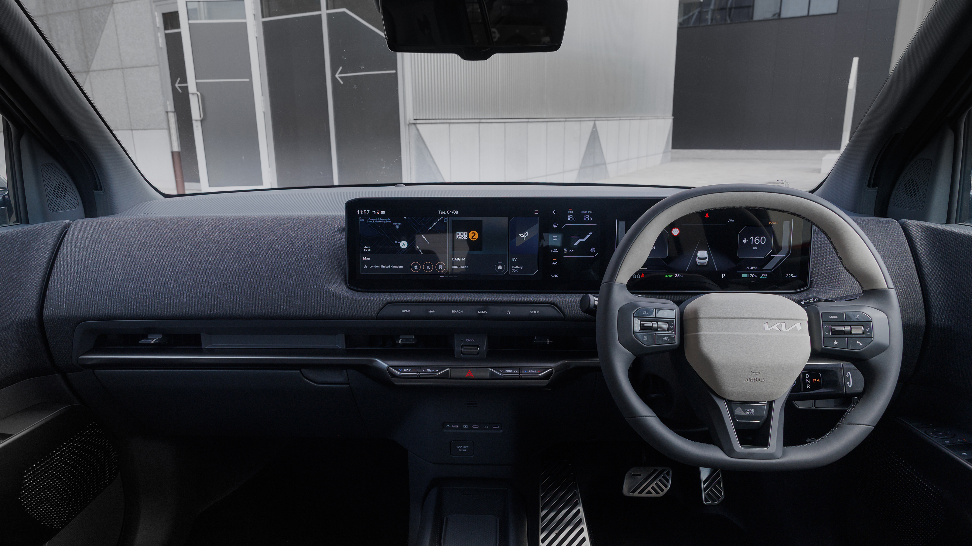 Kia EV2 Long Range - front interior 