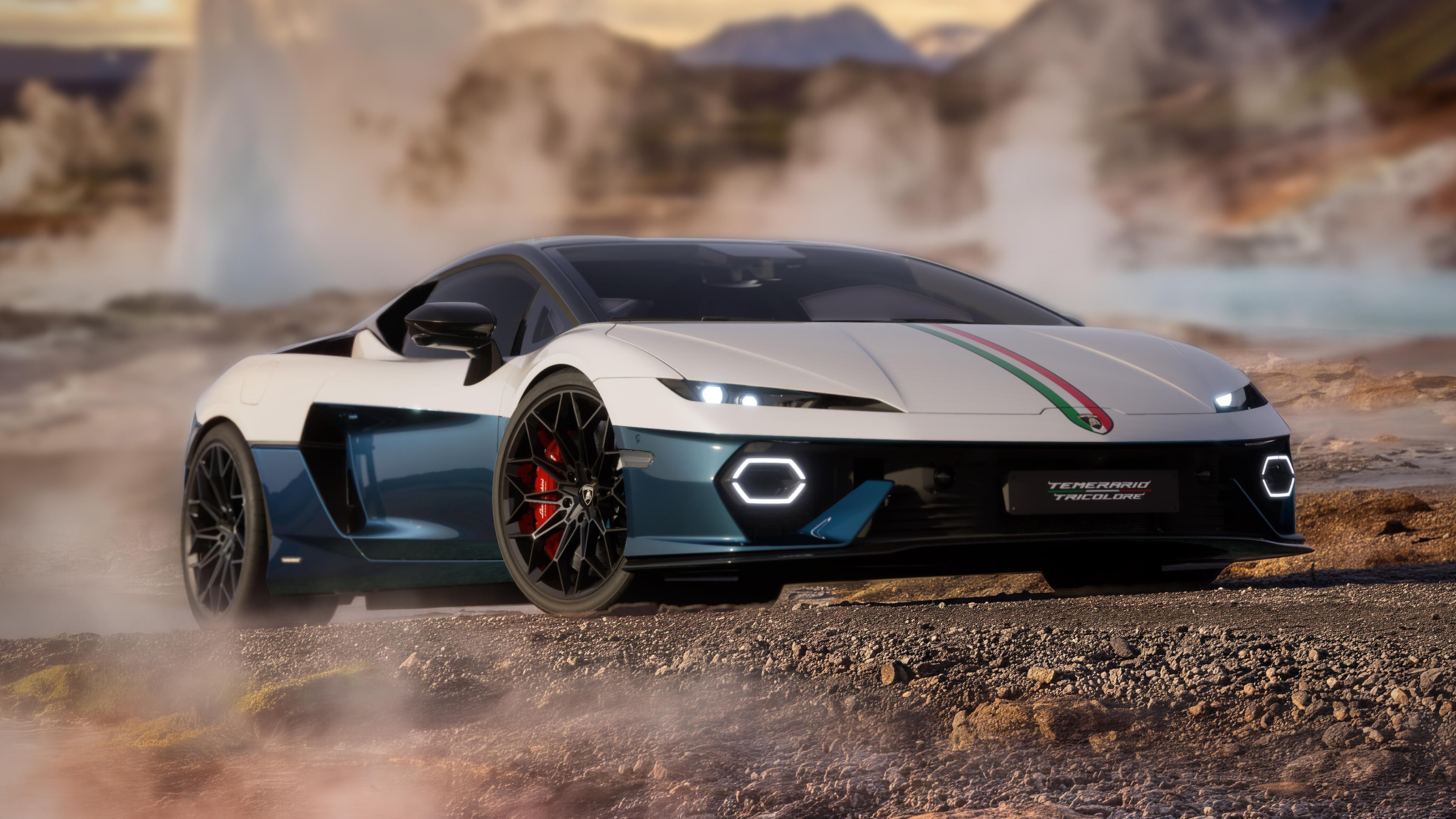 New Lamborghini Temerario Tricolore - front angled