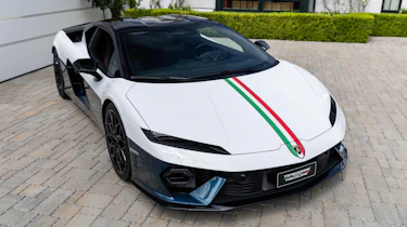 New Lamborghini Temerario Tricolore - front overhead house