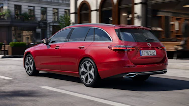 Mercedes C-Class Estate facelift - rear action