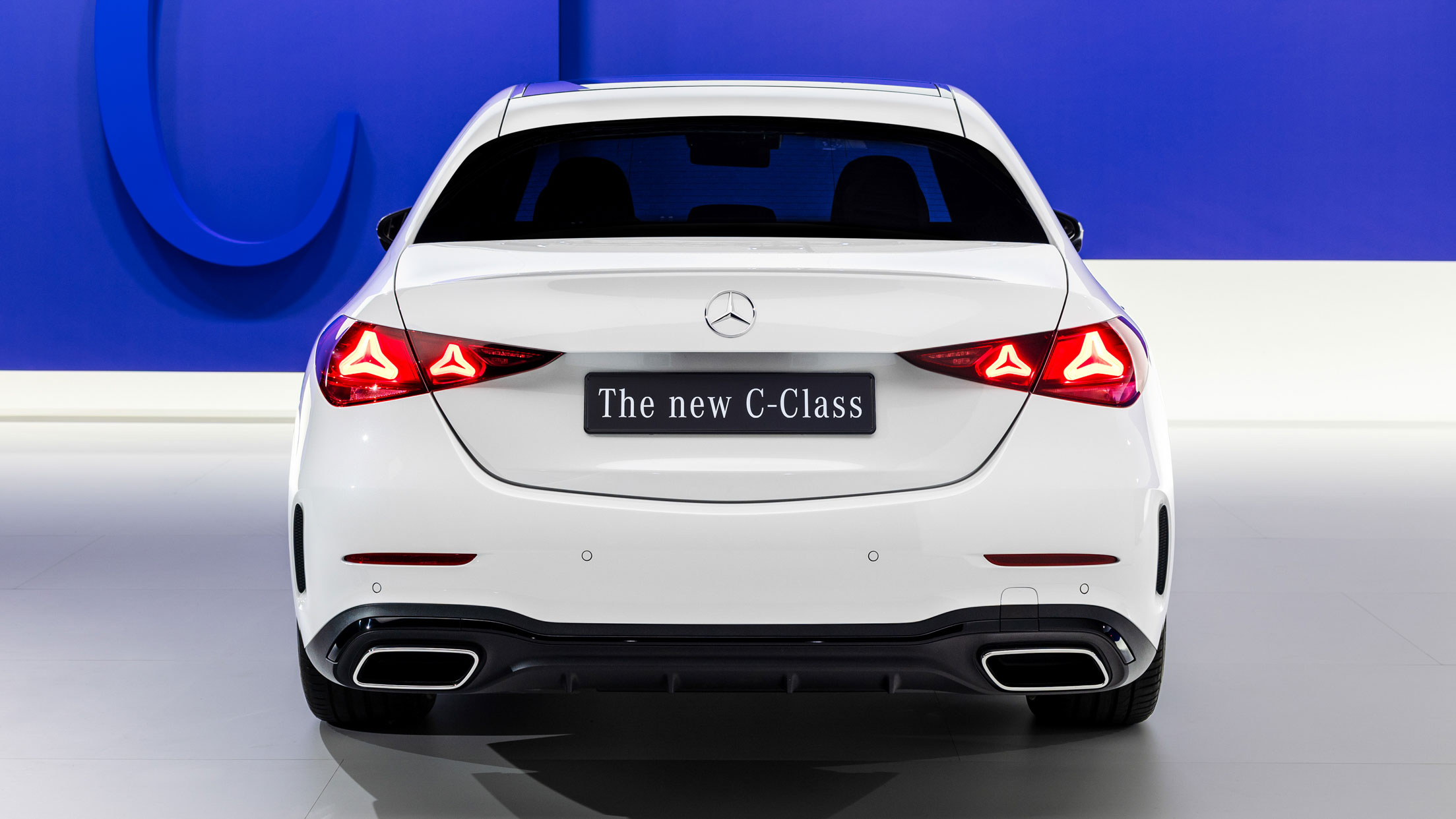 Mercedes C-Class facelift - full rear