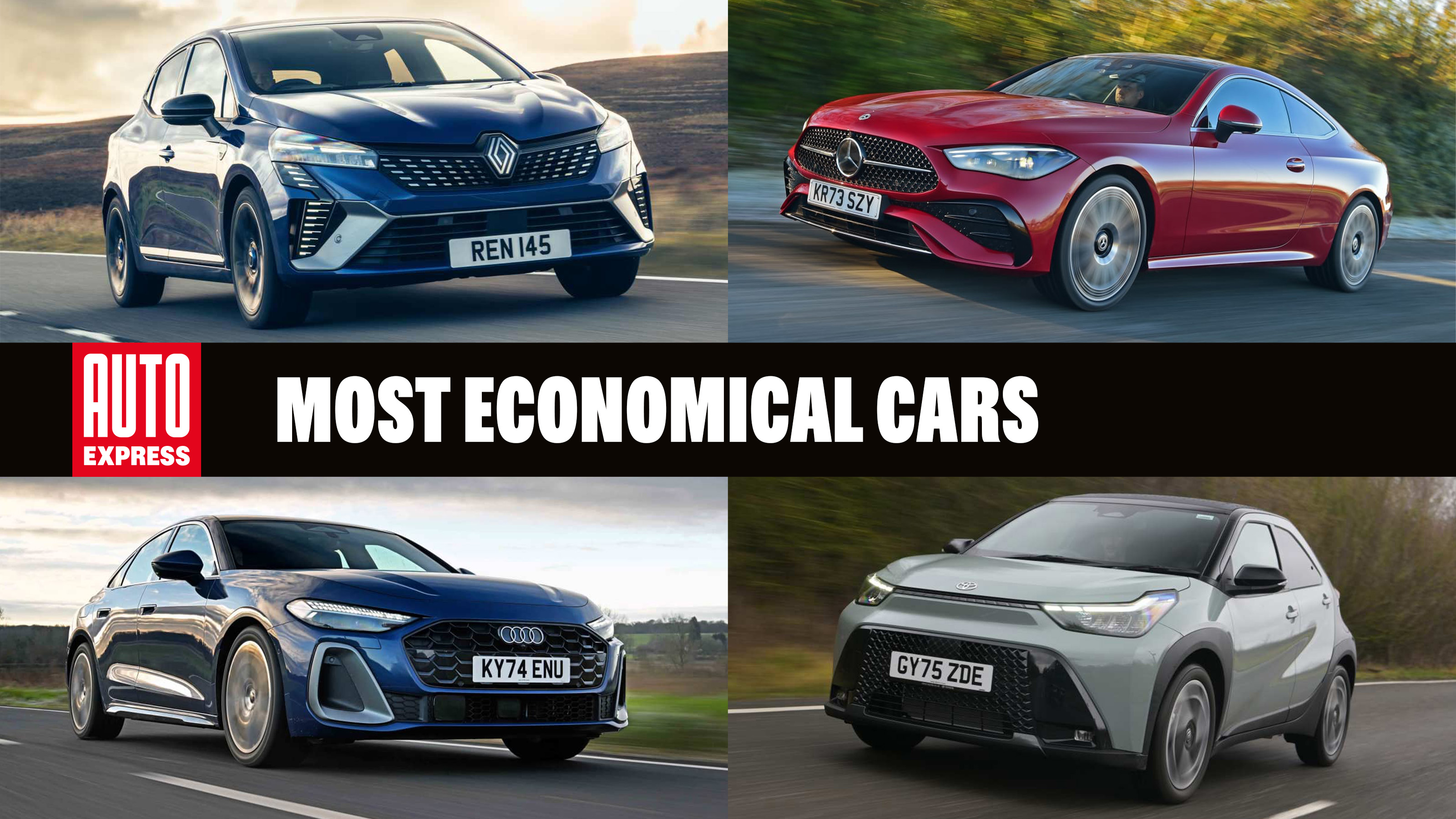Most economical cars - August 2026 header image