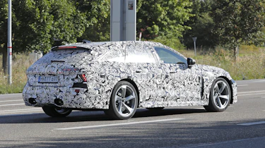 New Audi RS 6 Avant spy shot - rear 3/4 tracking