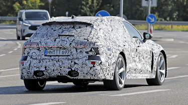 New Audi RS 6 Avant spy shot - rear tracking