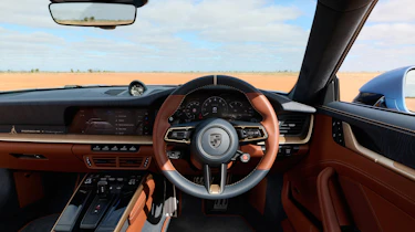 New Porsche 911 Land Down Under - driver view