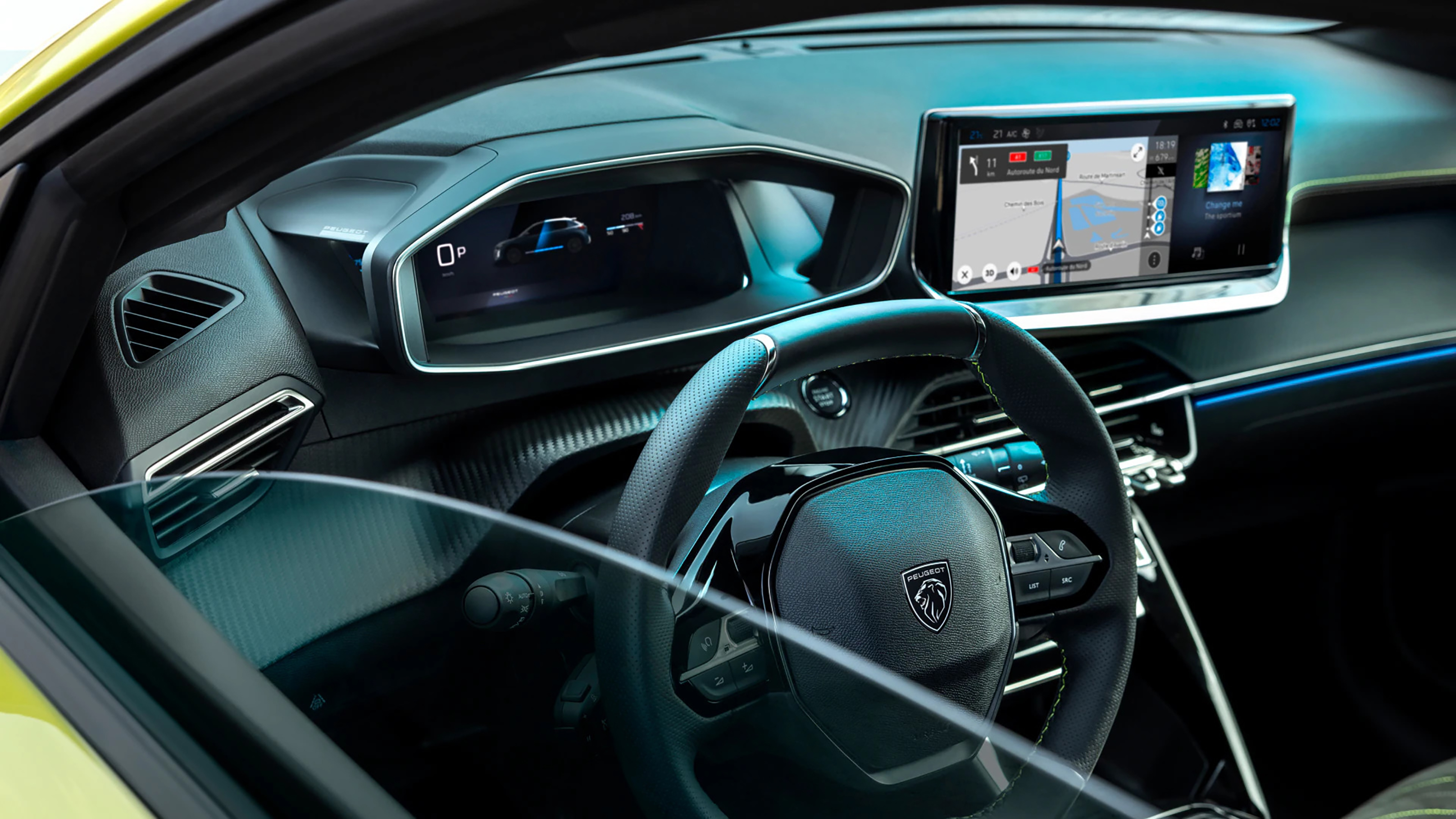 Peugeot 208 dashboard