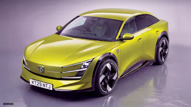 Peugeot 308 Fastback render - front 3_4 Avarvarii