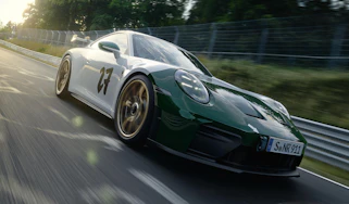 Porsche 911 GT3 100 Jahre Nürburgring - front 3/4