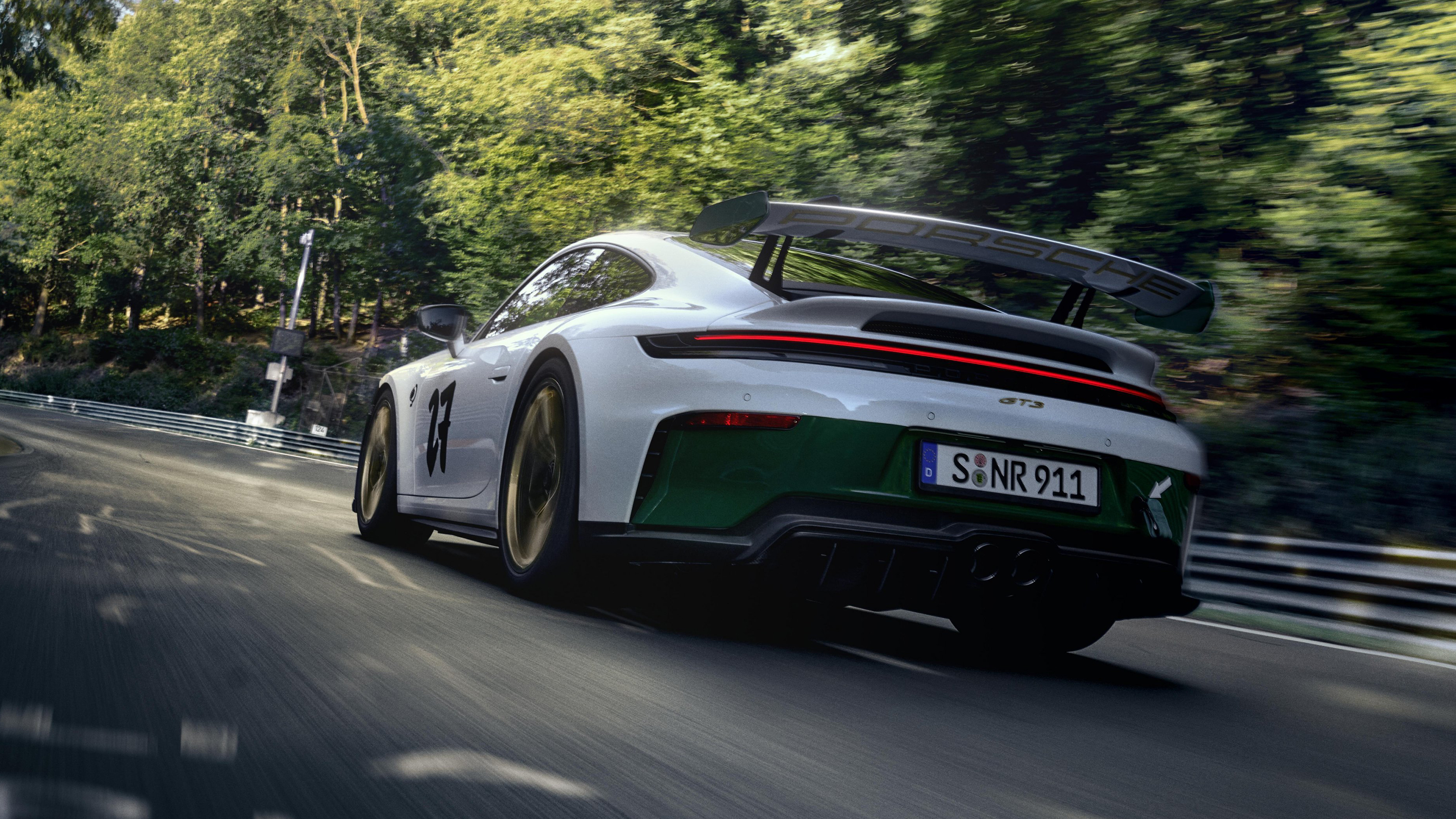 Porsche 911 GT3 100 Jahre Nürburgring - rear 3/4