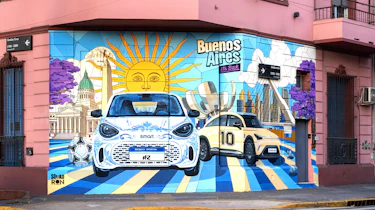 Smart #2 murals - white