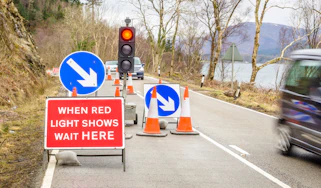 Red traffic light