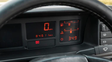Audi Quattro - driver's display