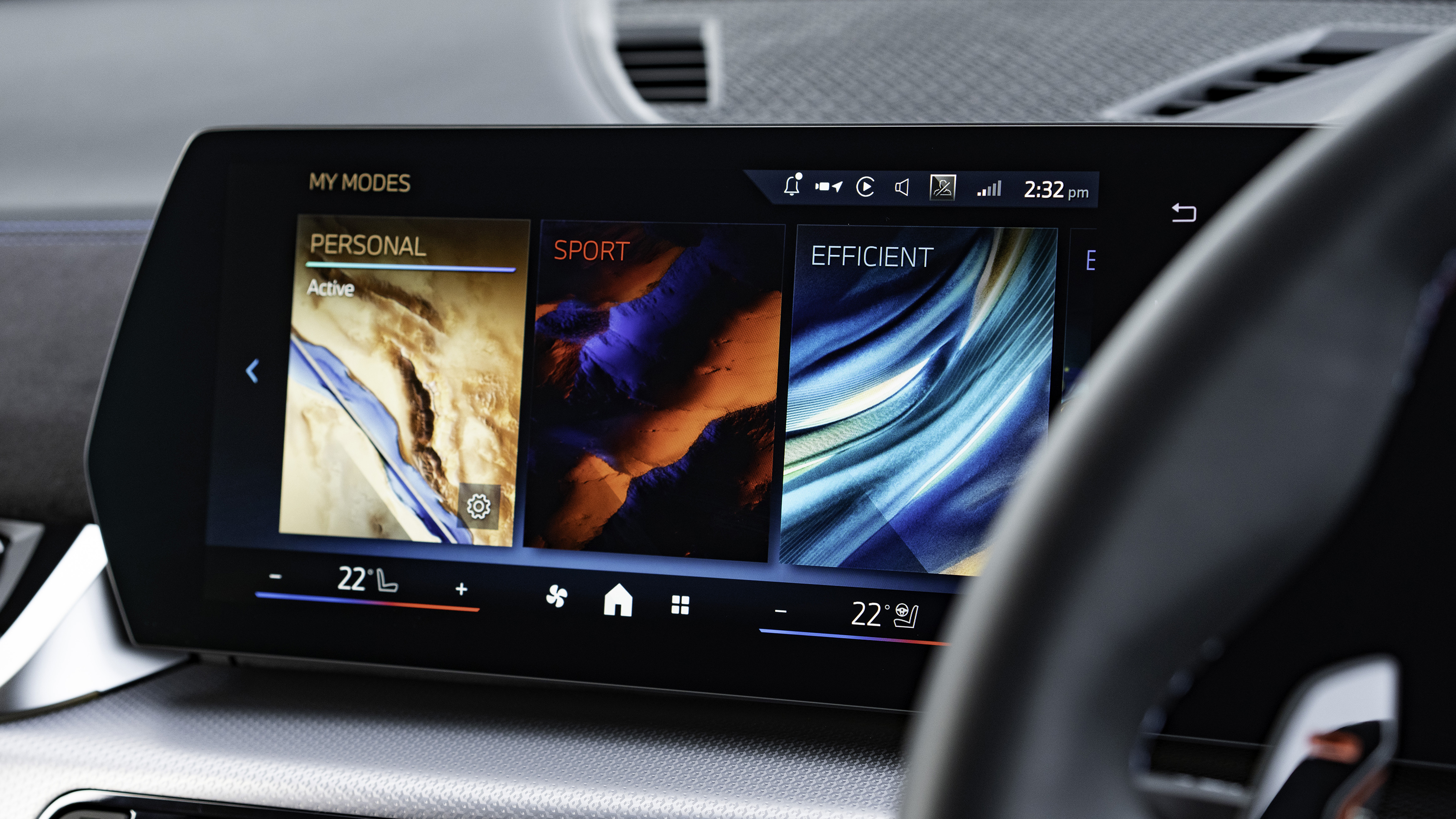 BMW X2 Mk2 - infotainment screen