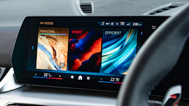 BMW X2 Mk2 - infotainment screen