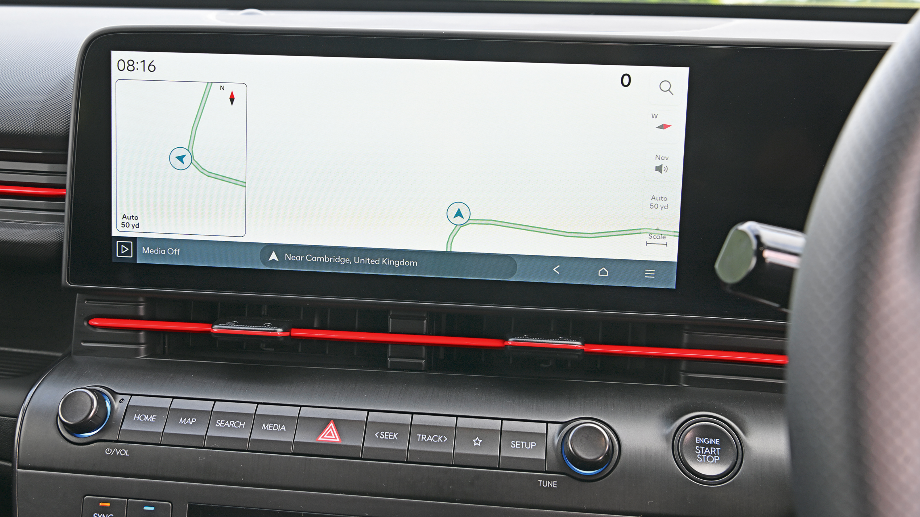 Hyundai Kona Mk2 - infotainment screen