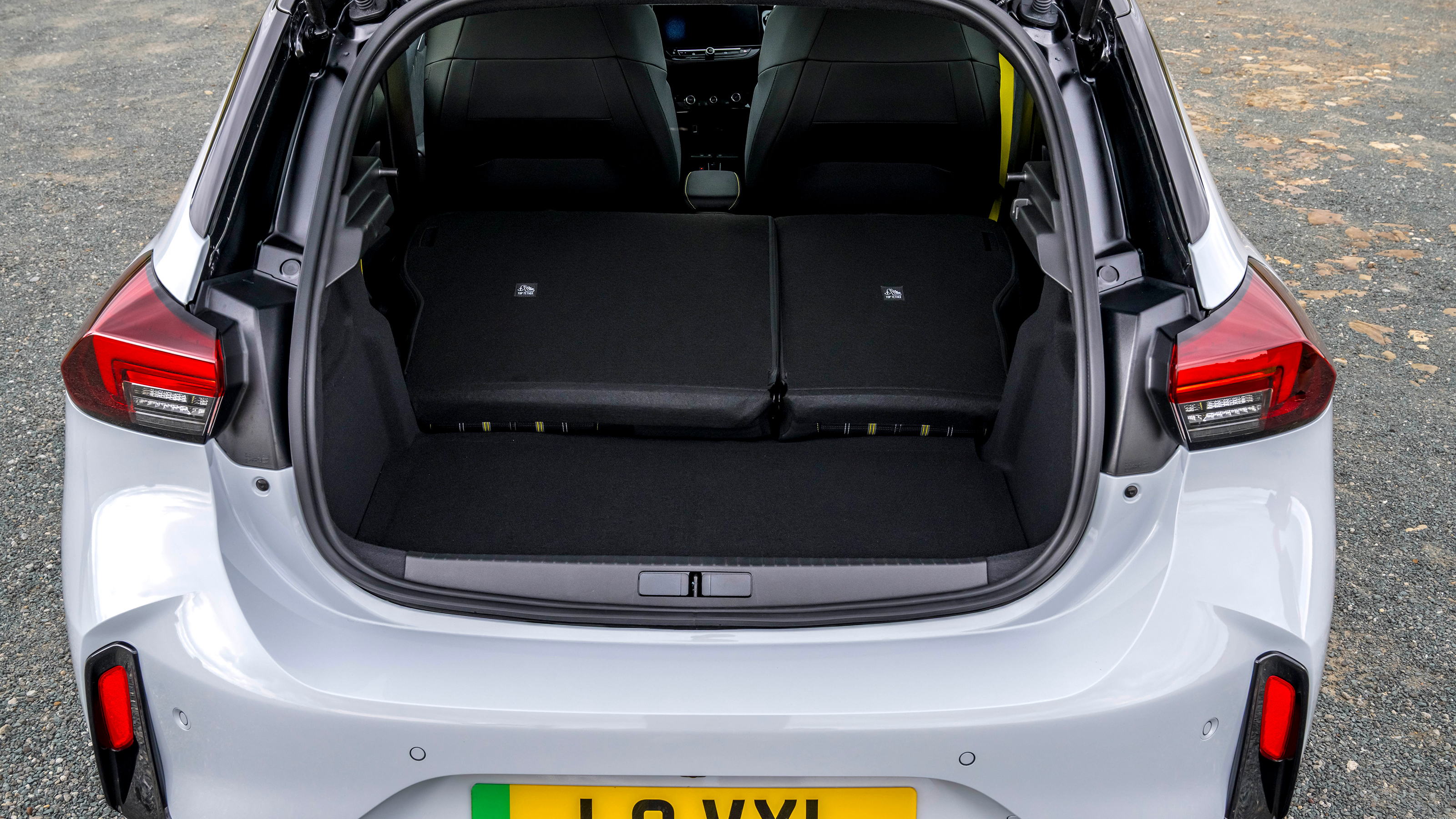 Vauxhall Corsa GSE boot seats down