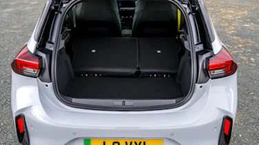 Vauxhall Corsa GSE boot seats down