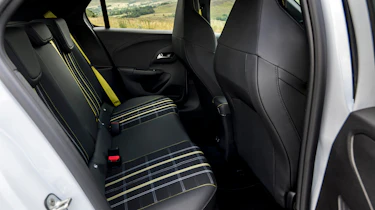 Vauxhall Corsa GSE back seats