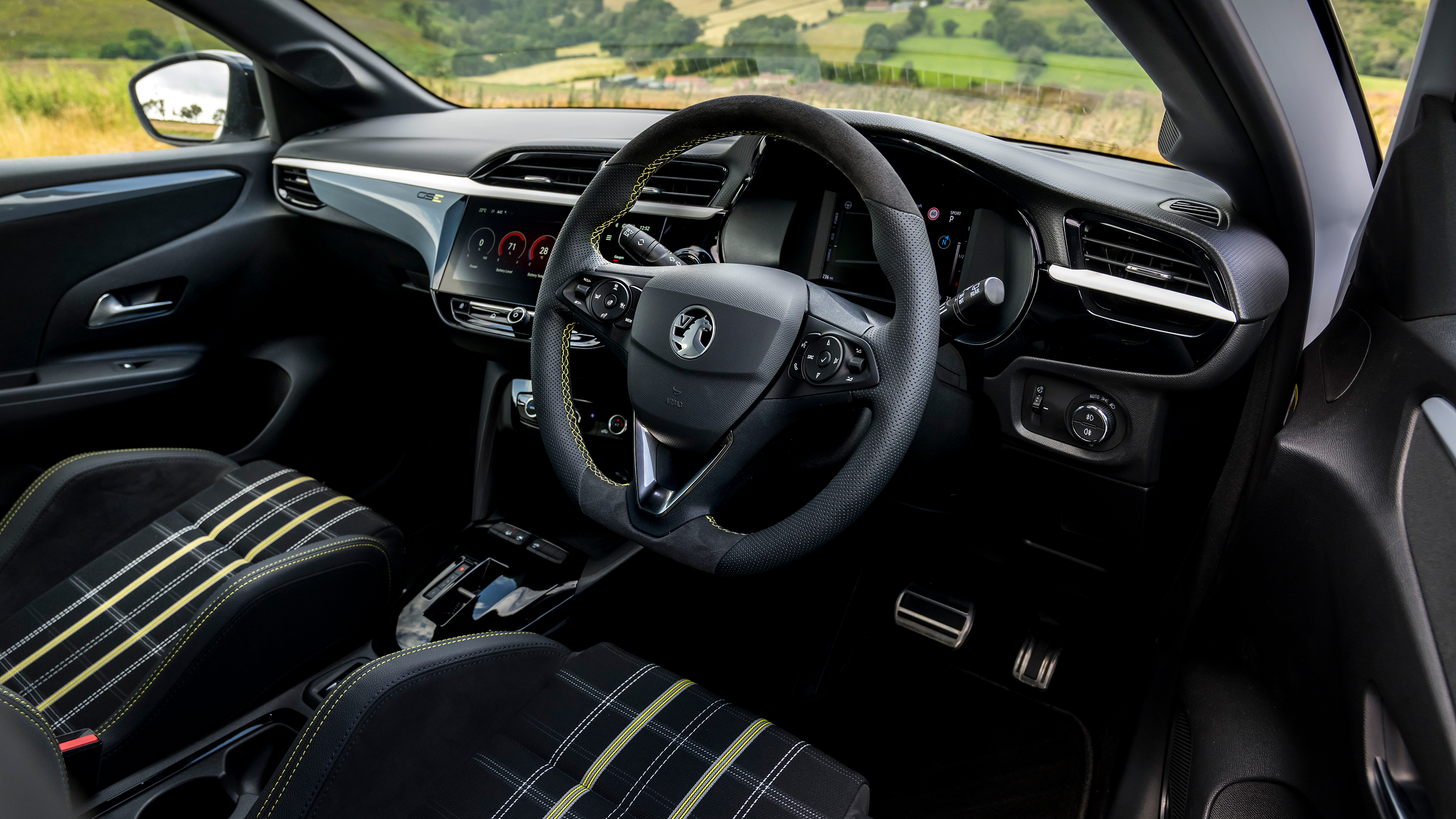 Vauxhall Corsa GSE steering wheel
